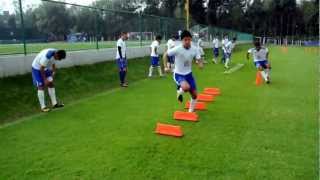 Blazing FootballSoccer Speed Agility Ladder amp Hurdles [upl. by Buchbinder]