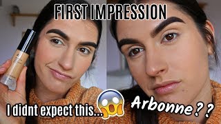 FIRST IMPRESSION 😱 Arbonne Perfect Liquid Foundation [upl. by Duj]