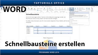 Schnellbausteine in Word erstellen [upl. by Call]