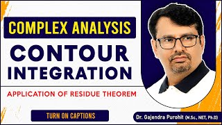 Complex Analysis Contour Integration  Application of Residue Theorem [upl. by Gail464]