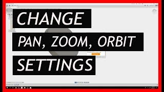 Fusion 360  Pan Zoom Orbit Rotate Settings [upl. by Rose]