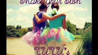 How to make SIMPLE NOSEW TUTUS For Adults and Children [upl. by Baillieu]