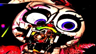 CHICAS FACE FELL OFF OMG fnaf security breach part 9 [upl. by Idolah]