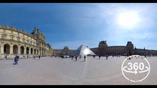 The Louvre Museum Guided Tour in 360° VR [upl. by Vernor626]