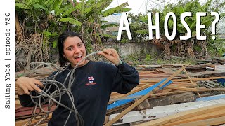 Brazilian shipwrights using UNEXPECTED tools — Sailing Yabá 30 [upl. by Blancha]