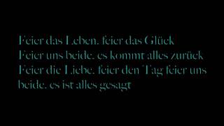 Rosenstolz gib mir Sonne Lyrics [upl. by Audris]