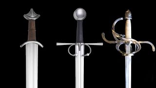 Evolution of swords through the middle ages [upl. by Asfah]