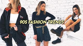 HOW TO STYLE 90s TRENDS IN 2019 ☆ mom jeans plaid skirts doc martens etc [upl. by Aiouqes688]