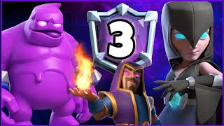 Top 3 with Elixir Golem Deck [upl. by Eleonore]