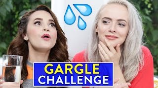 SINGING GARGLE CHALLENGE ft Madilyn Bailey [upl. by Sang]