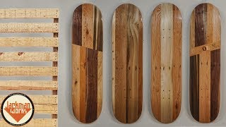 Skateboards made out of Pallet Wood [upl. by Namra219]