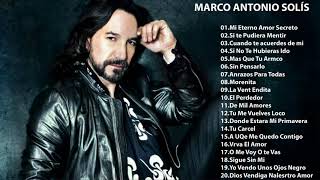 Marco Antonio Solis sus mejores exitos  30 Exitos Mix [upl. by Aillimat313]