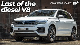 Volkswagen Touareg V8 TDI 2021 review  Chasing Cars [upl. by Ailet]