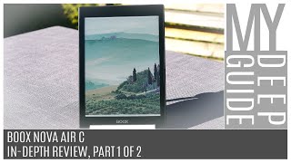 Boox Nova Air C InDepth Review Of The 78quot EInk Color Tablet Part 1 Of 2 [upl. by Niveb]