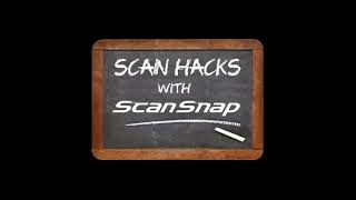 ScanHacks – ScanSnap iX1600 and Adobe Acrobat Pro DC [upl. by Ontina]