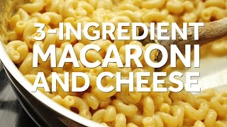 How to Make 3Ingredient Stovetop Macaroni and Cheese [upl. by Nebur403]