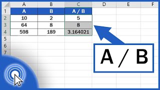 How to Divide Numbers in Excel Basic way [upl. by Smiley]