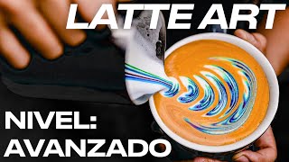 LATTE ART CISNE FÉNIX ROSA  OSO ELEFANTE  RAINBOW LATTE [upl. by Seek]