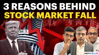 Why Is Stock Market Falling  Nifty Sensex Down  Share Market Down NEWS [upl. by Schulze]