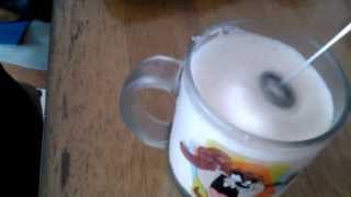 Aerolatte Review Frothing Cold Milk In Under 1 Minute [upl. by Nema127]