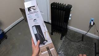 OIL HEATER UNBOXING  PELONIS OIL FILLED RADIATOR HEATER [upl. by Iiette]