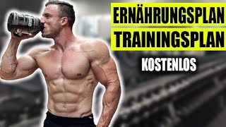 Trainingsplan und Ernährungsplan für Zuhause  Kostenlos für alle [upl. by Arihsaj127]