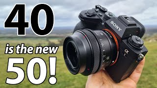 Sony 40mm f25 G BETTER than a 50 Full review [upl. by Constantina]