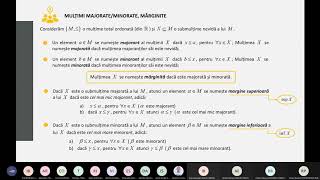 Curs 1 Noțiuni de bază Șiruri de numere reale și complexe [upl. by Manup387]