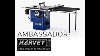 Harvey Wood Working Table Saw C20030 Unboxing [upl. by Anidan936]