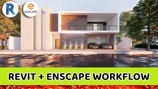 RevitEnscape 30  Exterior Render Tutorial  Workflow 10 [upl. by Tuppeny]