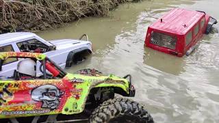 RUTA SCALE CRAWLER RC ON THE RIVER [upl. by Ax]