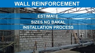 ESTIMATE  CHB WALL REINFORCEMENT [upl. by Junette581]