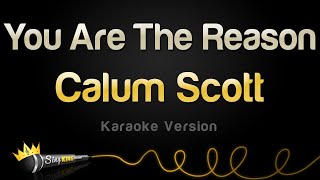 Calum Scott  You Are The Reason Karaoke Version [upl. by Barbarese223]