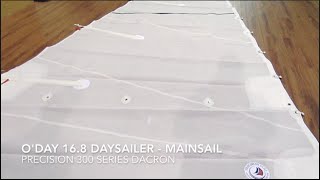 ODay 168 Daysailer  Mainsail  Precision Sails 300 Series Dacron [upl. by Kcirdneked]