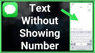 How To Send Text Messages To Anyone Without Showing Your Number [upl. by Lleroj]