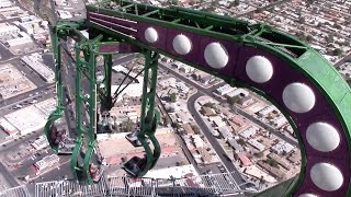 Worlds Scariest Thrill Rides  Stratosphere Las Vegas [upl. by Atonsah]