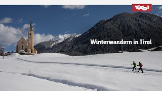 Winterwanderungen in Tirol Weitwanderwege und Fototouren🏔 [upl. by Rahel]