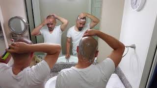 Head Shave Using OneBlade or OmniShaver [upl. by Verneuil]