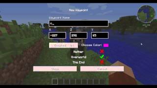 How to use Waypoints in Minecraft [upl. by Vere]