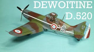 DEWOITINE D520 TAMIYA 148 [upl. by Bilbe459]