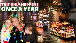 This Only Happens ONCE Per Year Christmas Boat Parade In FLorida [upl. by Mcclenaghan]