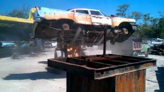 Harris Auto Salvage  Crushing Season 2011  Part 1 [upl. by Jaret]