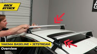 Yakima BaseLine  JetStream Roof Rack Installation And Overview [upl. by Idnis]