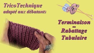 Tuto Tricot  Terminaison tubulaire [upl. by Frederique619]