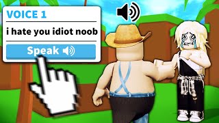 ROBLOX VOICE CHAT text to speech [upl. by Kihtrak]