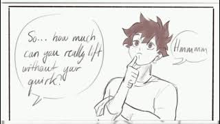 BNHA Comic Dub Aoyamas Request Deku is Ripped sequel [upl. by Udenihc]