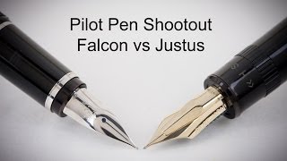 Pilot Pen Shootout Justus 95 vs Falcon [upl. by Barkley256]