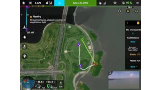 DJI GO – Intelligent Flight Mode Waypoints [upl. by Annonyw]